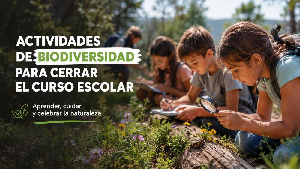 Actividades de biodiversidad para cerrar el curso escolar
