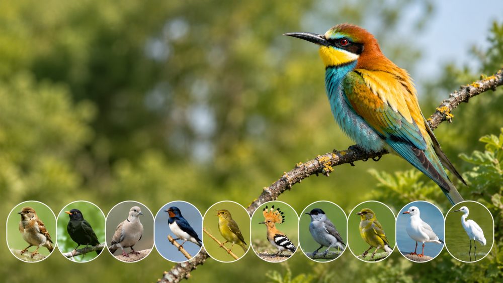10 aves fáciles de ver en verano
