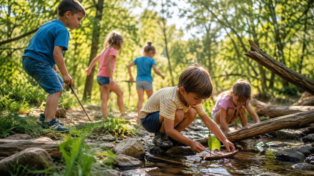 Juegos en la naturaleza para el verano