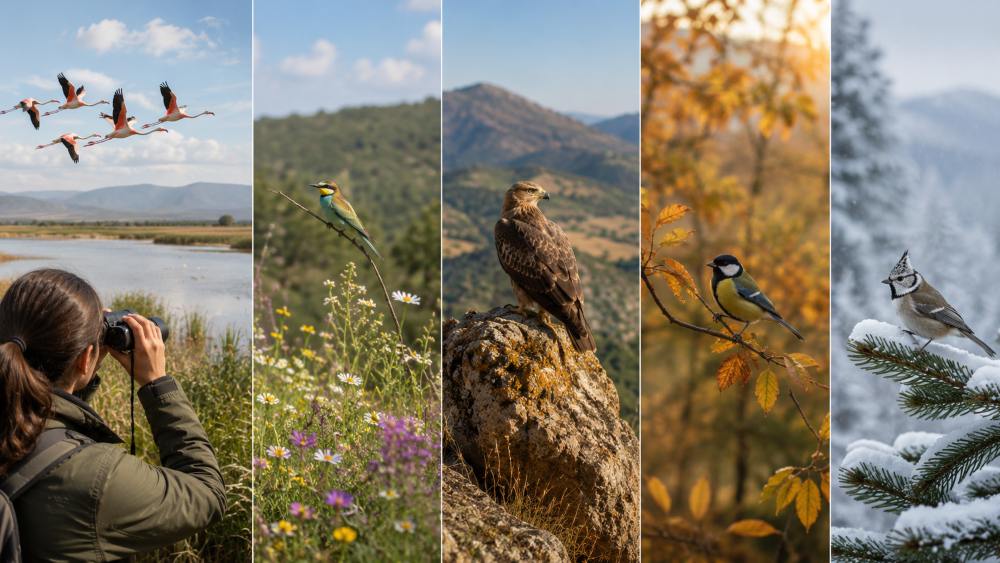 Las mejores épocas para observar aves en Andalucía